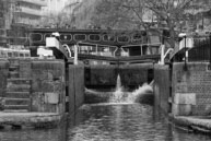 Camden locks / One of the locks in Camden