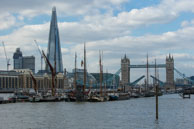 The Shard / Newly completed  … The Shard with an open Tower Bridge