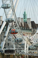 London Eye & Old County Hall / Lower part of the London Eye in front of the old County Hall buildings